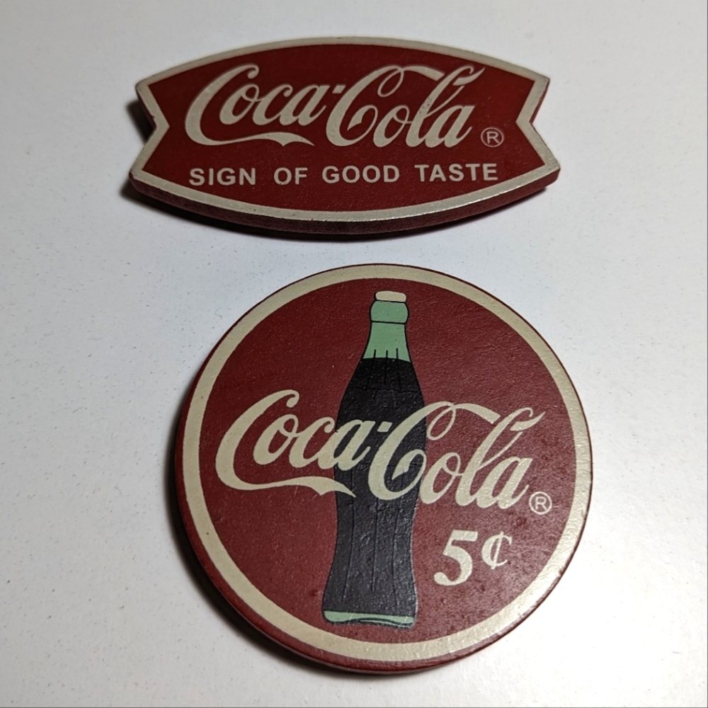 Set of 2 Coca Cola Magnets